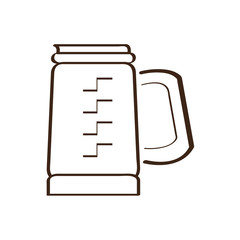 Isolated abstract coffeepot icon