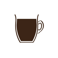 Isolated coffee mug icon