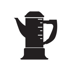 Isolated coffee pot icon