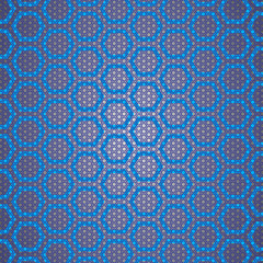 Abstract geometric pattern seamless background of hexagons. Uniform hexagon format.