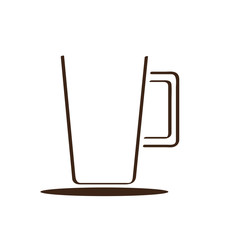 Isolated coffee mug icon