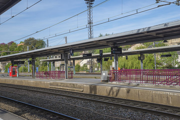 Fototapeta premium Railway station