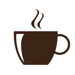 Isolated coffee mug icon