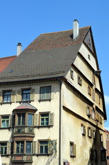 Malerischer Altbau in Rottweil, Baden-Württemberg