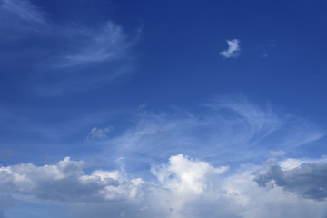 Sky clouds background.