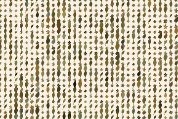 Abstract leaves & flowers illustrations background pattern. Vector, cover, color & template.