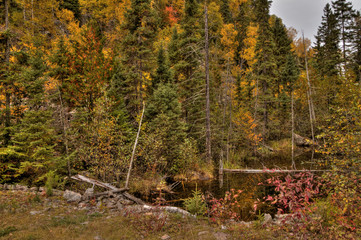 Ouimet canyon is a provincial Park in Northern Ontario by Thunder bay