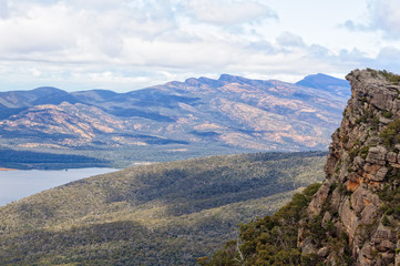 View from the Pinnacle Lookout in the Grampians National Park - Halls Gap, Victoria, Australia