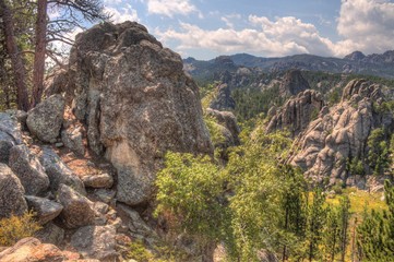 Mt. Rushmore is a National Monument in the American State of South Dakota