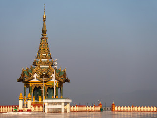 Fototapeta na wymiar The Ouparta Thandi Zedi pagoda in Myanmar
