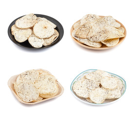 Indian Spicy Potato Chips Collection Also know as Aloo Papri, Aloo Papdi, Alu Papdi, Wafer and Aloo...