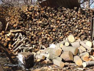 поленница дров