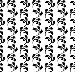 decorative pattern black and white