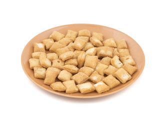 Indian Traditional Tea-Time Snack Shakkar pare Also Know as Shakkarpare, Shakarpali, Shakkar Para, or Shankarpalli is a Snack Typically Made in India During Diwali or Christmas.