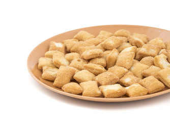 Indian Traditional Tea-Time Snack Shakkar pare Also Know as Shakkarpare, Shakarpali, Shakkar Para, or Shankarpalli is a Snack Typically Made in India During Diwali or Christmas.