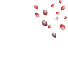 Background with Colorful balloons. Simple Feminine Pattern for Card, Invitation, Print. Trendy Decoration with Beautiful balloons. 