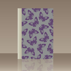 Butterfly and Book. Realistic image of the object