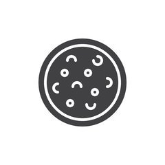 Pizza vector icon. filled flat sign for mobile concept and web design. Italian cuisine food simple solid icon. Symbol, logo illustration. Pixel perfect vector graphics