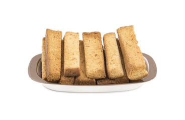 Indian Bakery Food Tea Time Sweet Dry Toast Snack Also Know As Indian Toast Snack, Toasted, Bread,...