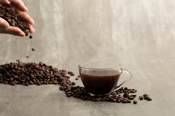 coffee beans good smell aroma drinking in morning for wake up