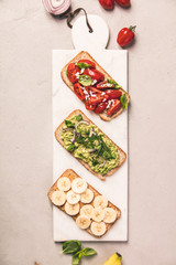 Healthy sandwiches