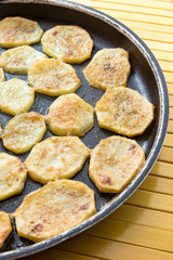 Fried potatoes in the oven
