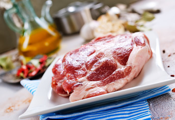 raw meat