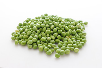 Bunch of biologic delicious green peas