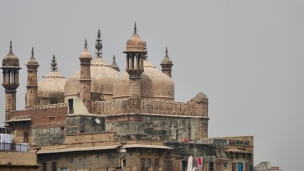 Varanasi, Benares Stadtansicht, Altstadt und Gebäude