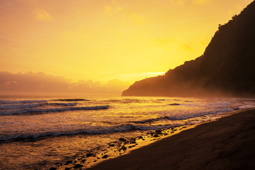 Fototapeta na wymiar Hawaiian beach
