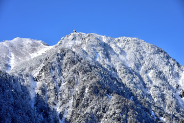冬の鳳凰三山