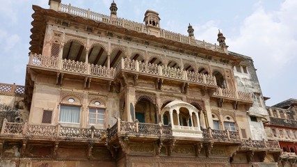Obraz premium Altes Mogul Fort am Ganges bei Varanasi in Indien