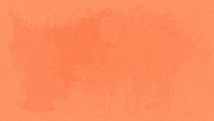 Fototapeta premium Orange scratched background with spots of paint.