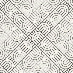 Vector seamless pattern. Modern stylish abstract texture. Repeating geometric tiles..