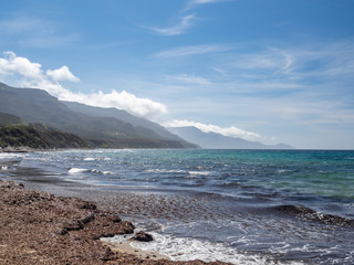The west coast of Sardinia, Italy