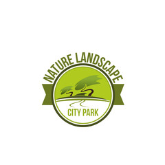 Emblem for city park