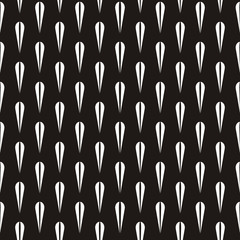 Seamless flower polka pattern