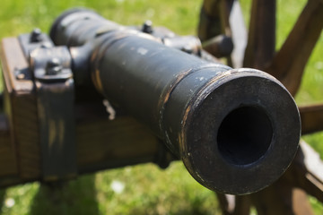 Ancient war cannon