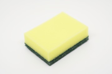scrub sponge for cleaning on isolate background