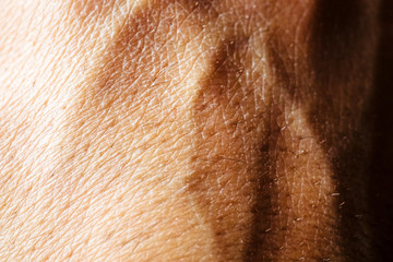 Fototapeta premium Close up of hand skin