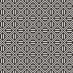 Vector seamless pattern. Modern stylish abstract texture. Repeating geometric tiles..