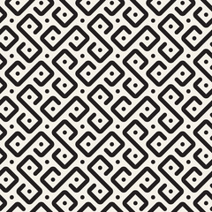 Vector seamless pattern. Modern stylish abstract texture. Repeating geometric tiles