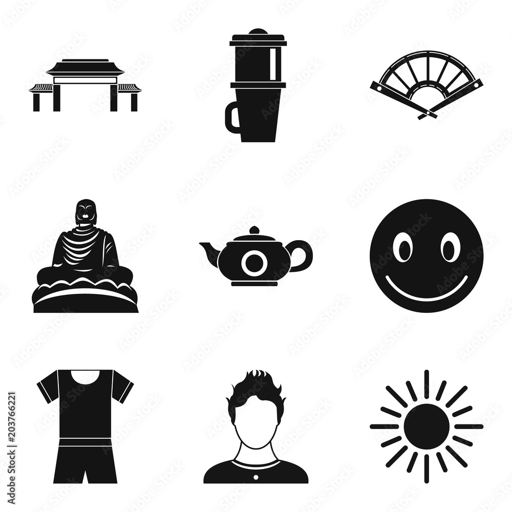 Poster internship icons set. simple set of 9 internship vector icons for web isolated on white background
