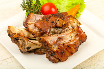 Roasted pork knee