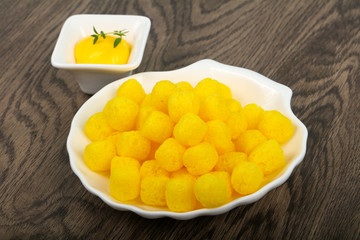 Cheese corn balls