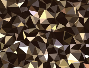 Fototapeta premium Graphic resource for your artworks. Creative abstract background. Design with triangles. Polygonal vector clip art. 