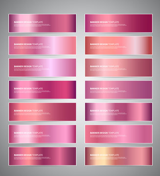 rose gold or shiny pink gradient