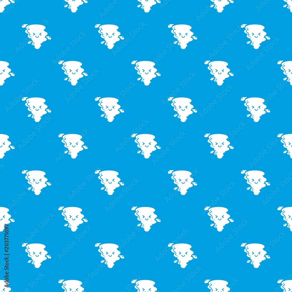Poster tornado pattern vector seamless blue repeat for any use