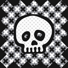 Seamless repeating textile, ink brush strokes pattern