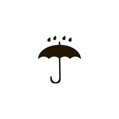 Umbrella icon. flat design